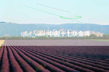 冷水江中国十七块金牌