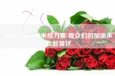 冷水江500米接力赛-观众们的加油声此起彼伏