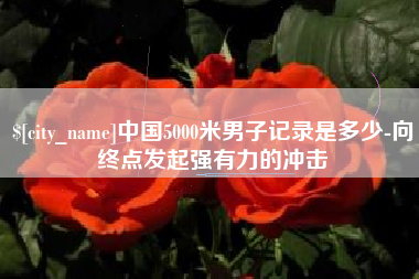 冷水江中国5000米男子记录是多少-向终点发起强有力的冲击