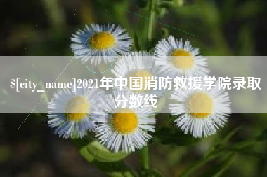 冷水江2021年中国消防救援学院录取分数线