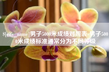 冷水江男子5000米成绩对照表-男子5000米成绩标准通常分为不同等级