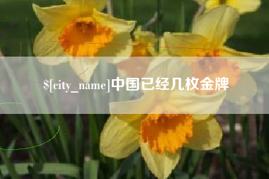 冷水江中国已经几枚金牌