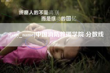 冷水江中国消防救援学院 分数线