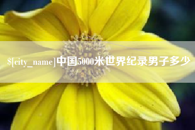冷水江中国5000米世界纪录男子多少