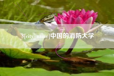 冷水江中国的消防大学