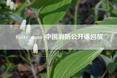 冷水江中国消防公开课回放