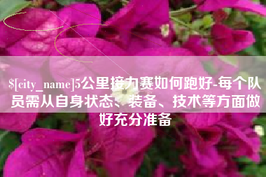 冷水江5公里接力赛如何跑好-每个队员需从自身状态、装备、技术等方面做好充分准备