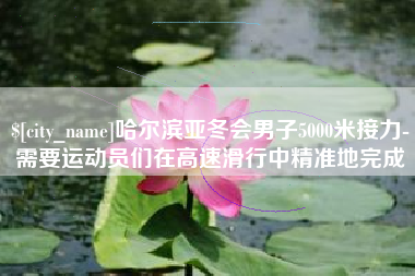 冷水江哈尔滨亚冬会男子5000米接力-需要运动员们在高速滑行中精准地完成