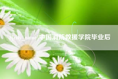 冷水江中国消防救援学院毕业后