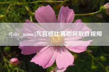 冷水江九宫格比赛如何取胜视频