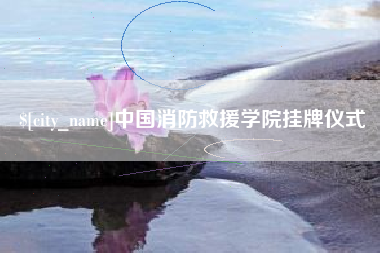 冷水江中国消防救援学院挂牌仪式