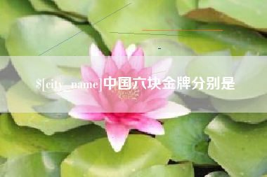冷水江中国六块金牌分别是