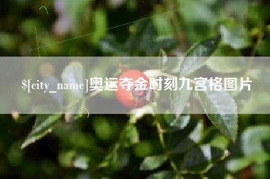 冷水江奥运夺金时刻九宫格图片