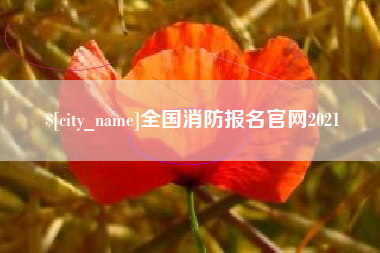 冷水江全国消防报名官网2021